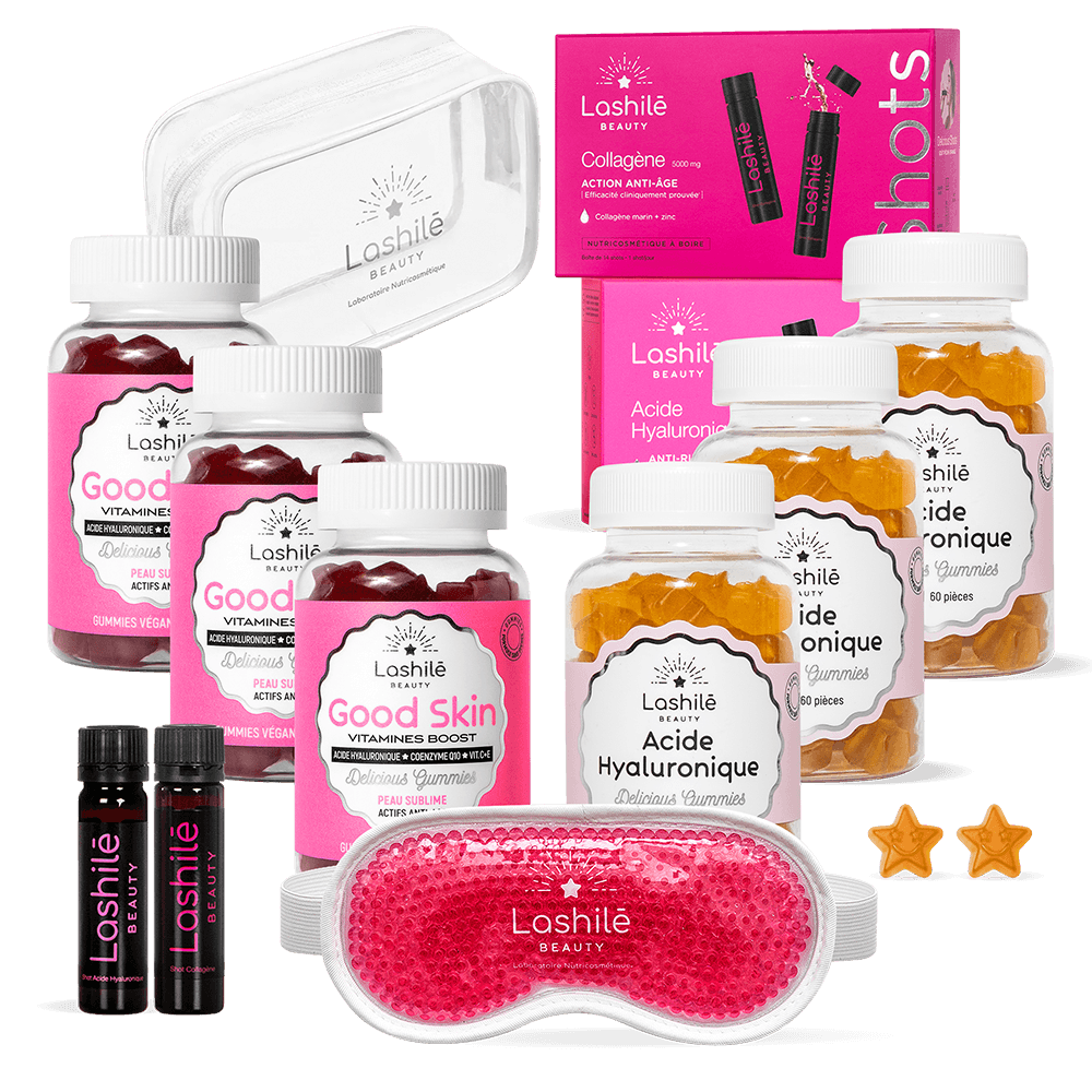 Mega Pack Peau - Collagène, Acide Hyaluronique, Q10