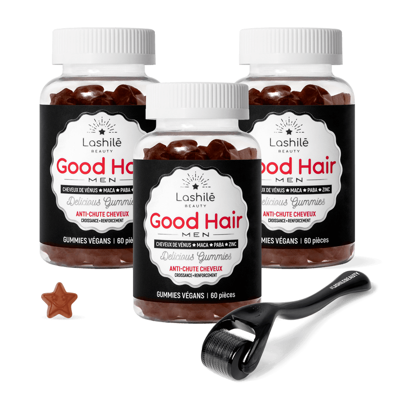 Good Hair Men Anti-Haarausfall-Behandlung für Männer – 3 Monate