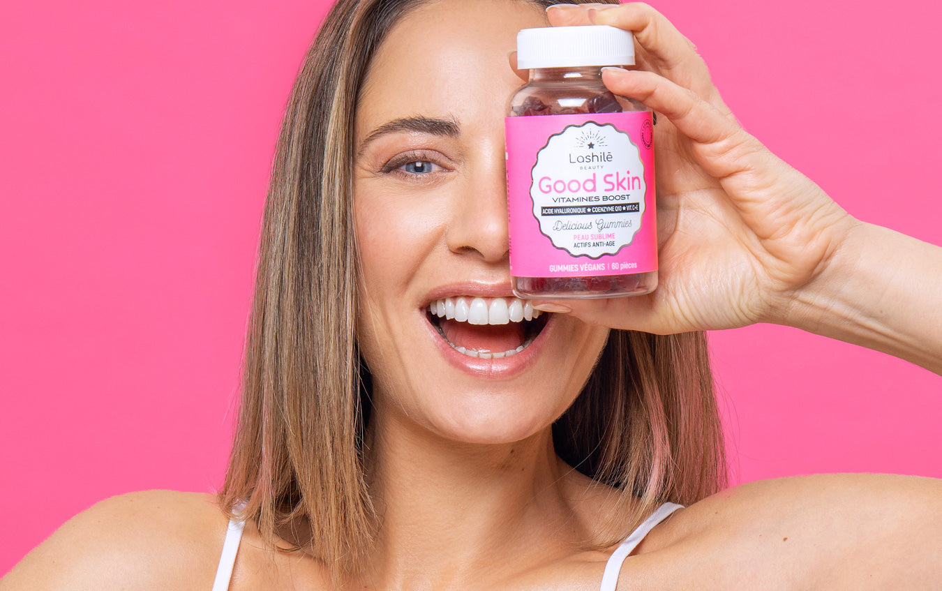 Good Skin Lashilé Beauty - Gummies beauté pour améliorer l’éclat, l’hydratation et la qualité de la peau