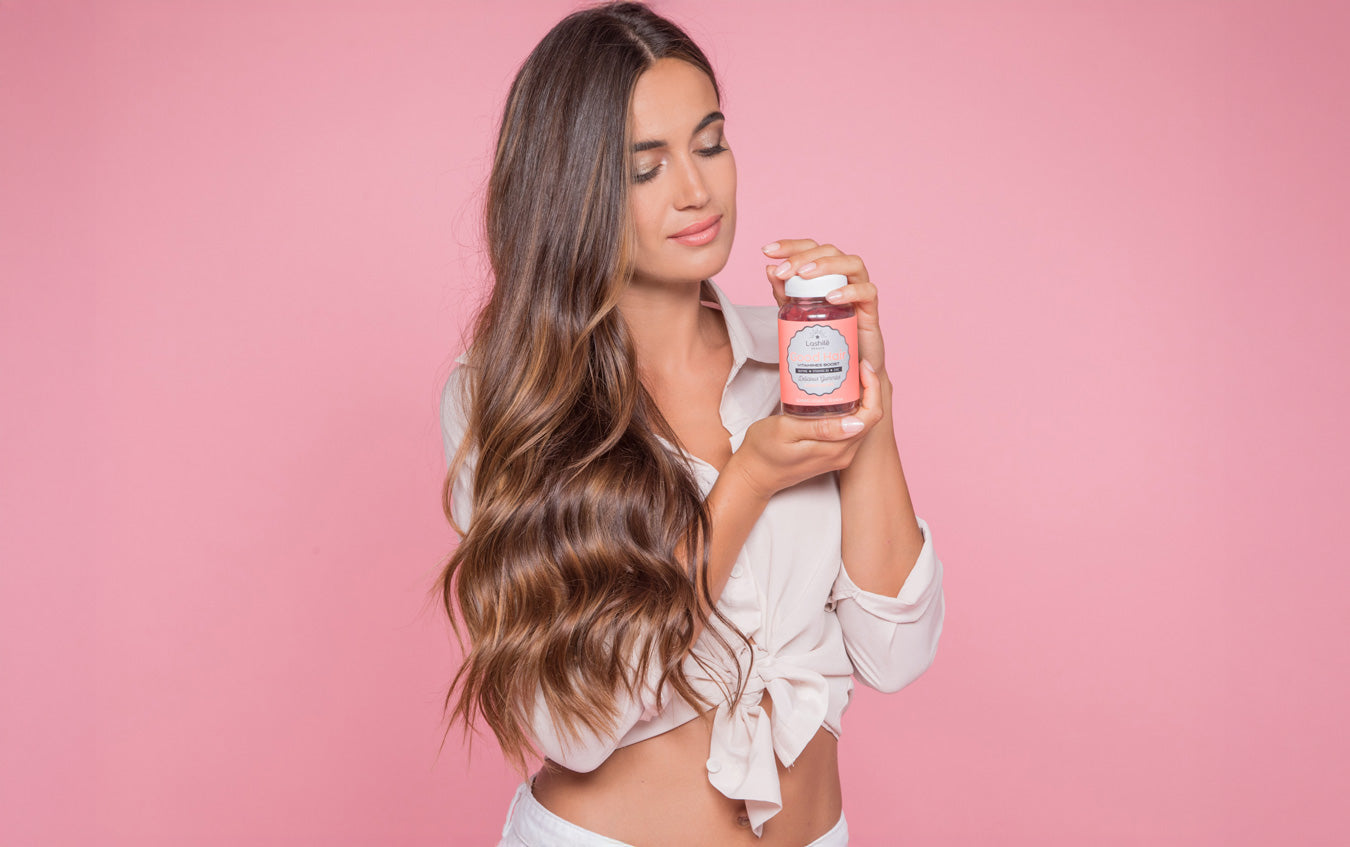 Gamme cheveux Lashilé Beauty - Gummies vitaminés pour soutenir la santé et la croissance des cheveux