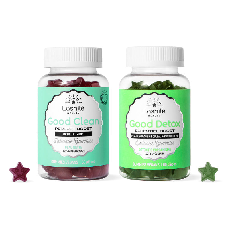 Duo Lashilé Beauty - Good Clean peau nette et Good Detox drainage