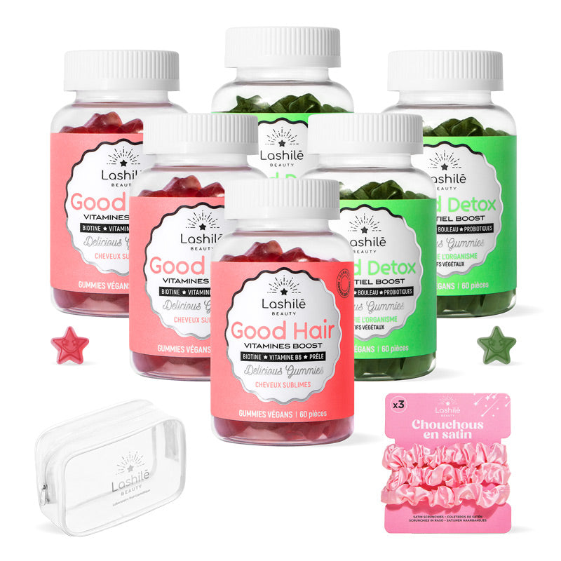 Hair en Detox Pakket - 3 maanden