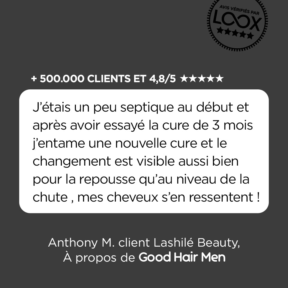 Lashilé Beauty - Gummies - Beauté - Anti Chute de Cheveux Hommes -  Nutricosmétique - Compléments alimentaires - Pack 6 mois - 6