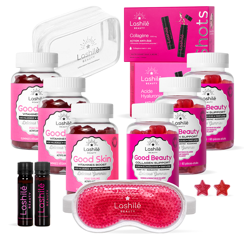 Mega Pack Peau - Collagène, Acide Hyaluronique, Q10