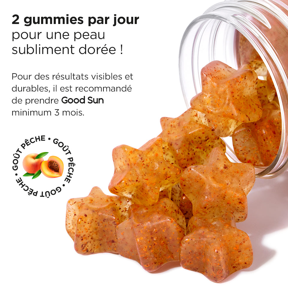 Lashilé Beauty - Gummies - Beauté - Auto Bronzant - Teint Sublime - Good Sun -  Nutricosmétique - Compléments alimentaires - 3