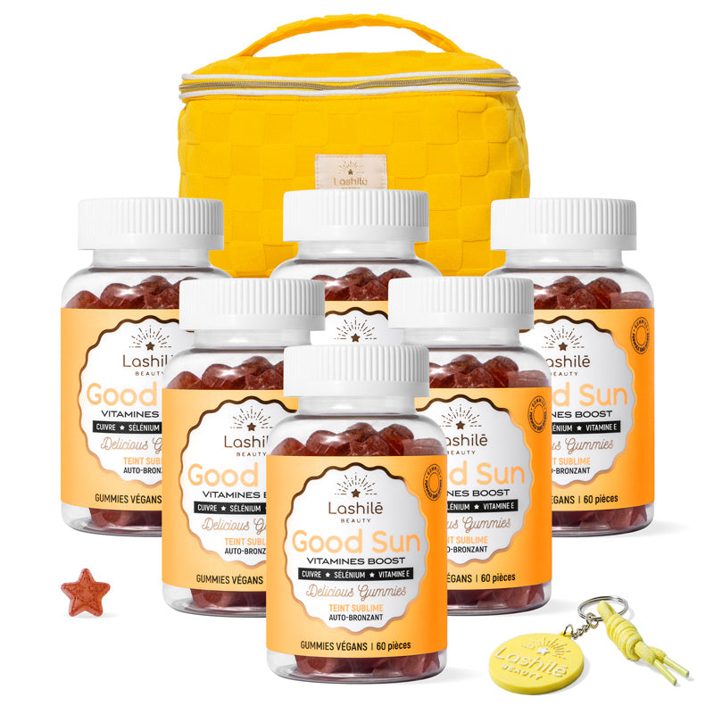 Gummies Good Sun Lashilé Beauty - Bronzage et préparation au soleil - Cure 6 mois