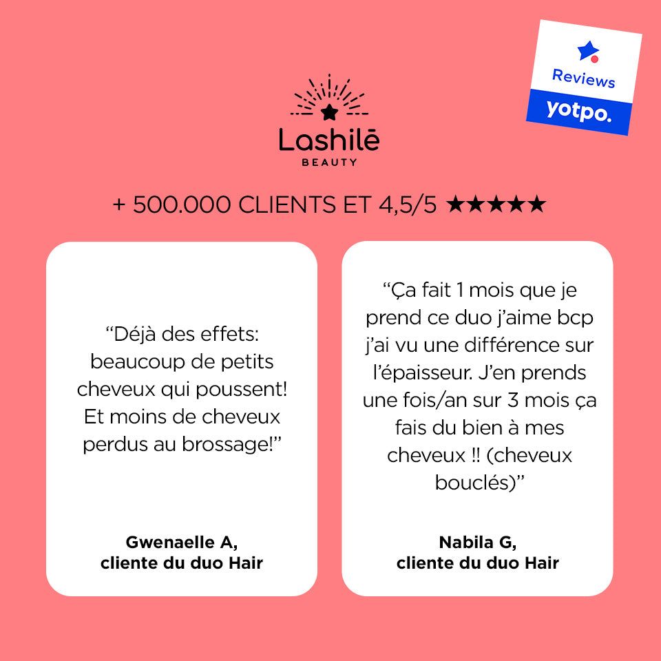 Pack Cheveux Pousse et Anti-chute