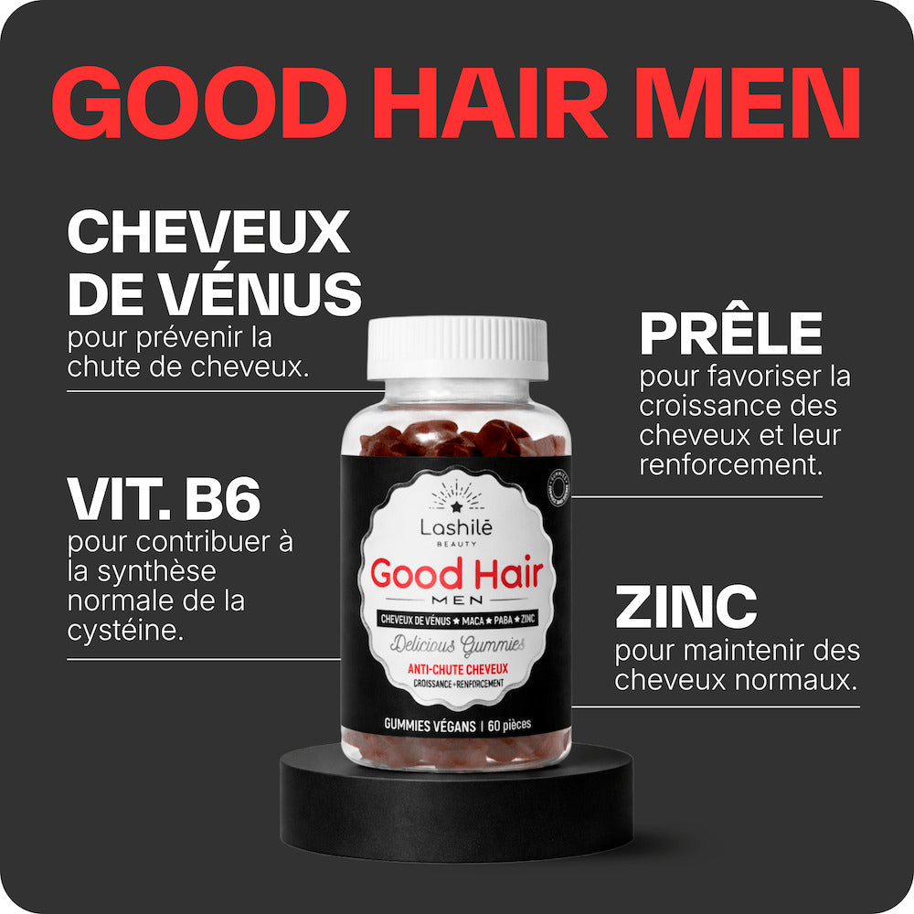 Good Hair Men Anti-Haarausfall-Behandlung für Männer – 6 Monate