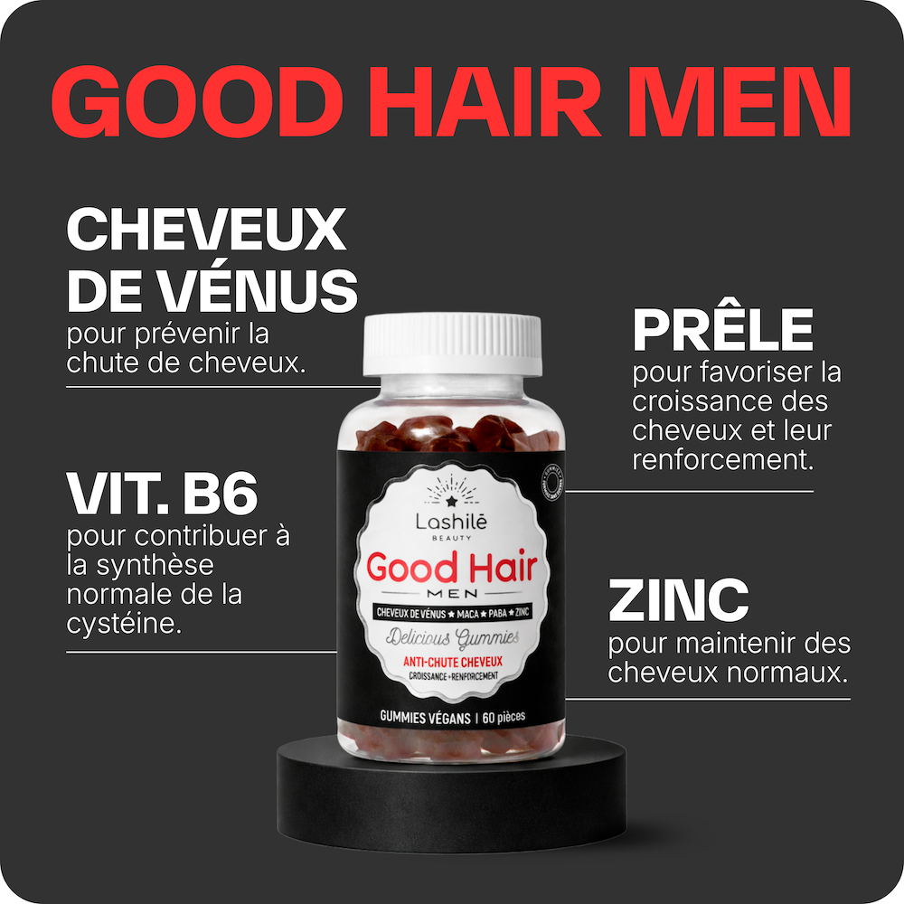 Good Hair Men Anti-Haarausfall-Behandlung für Männer – 6 Monate