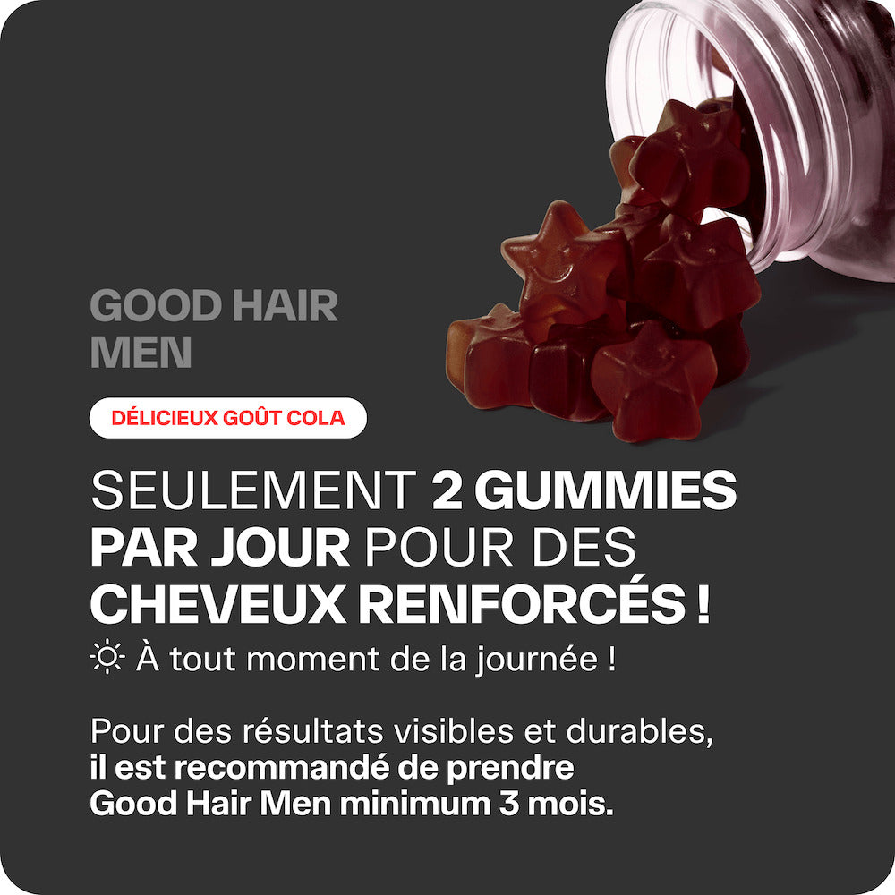 Good Hair Men Anti-Haarausfall-Behandlung für Männer – 6 Monate