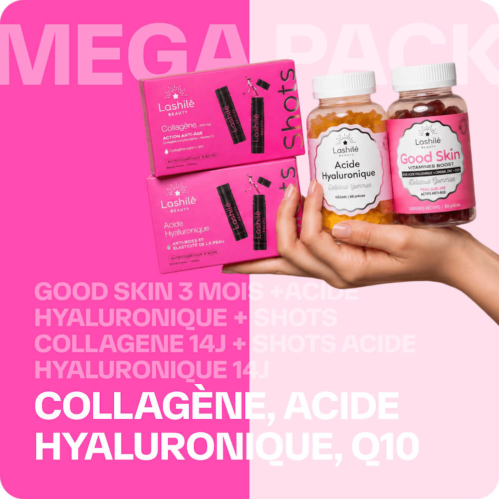 Mega-Hautpflegepaket – Kollagen, Hyaluronsäure, Q10