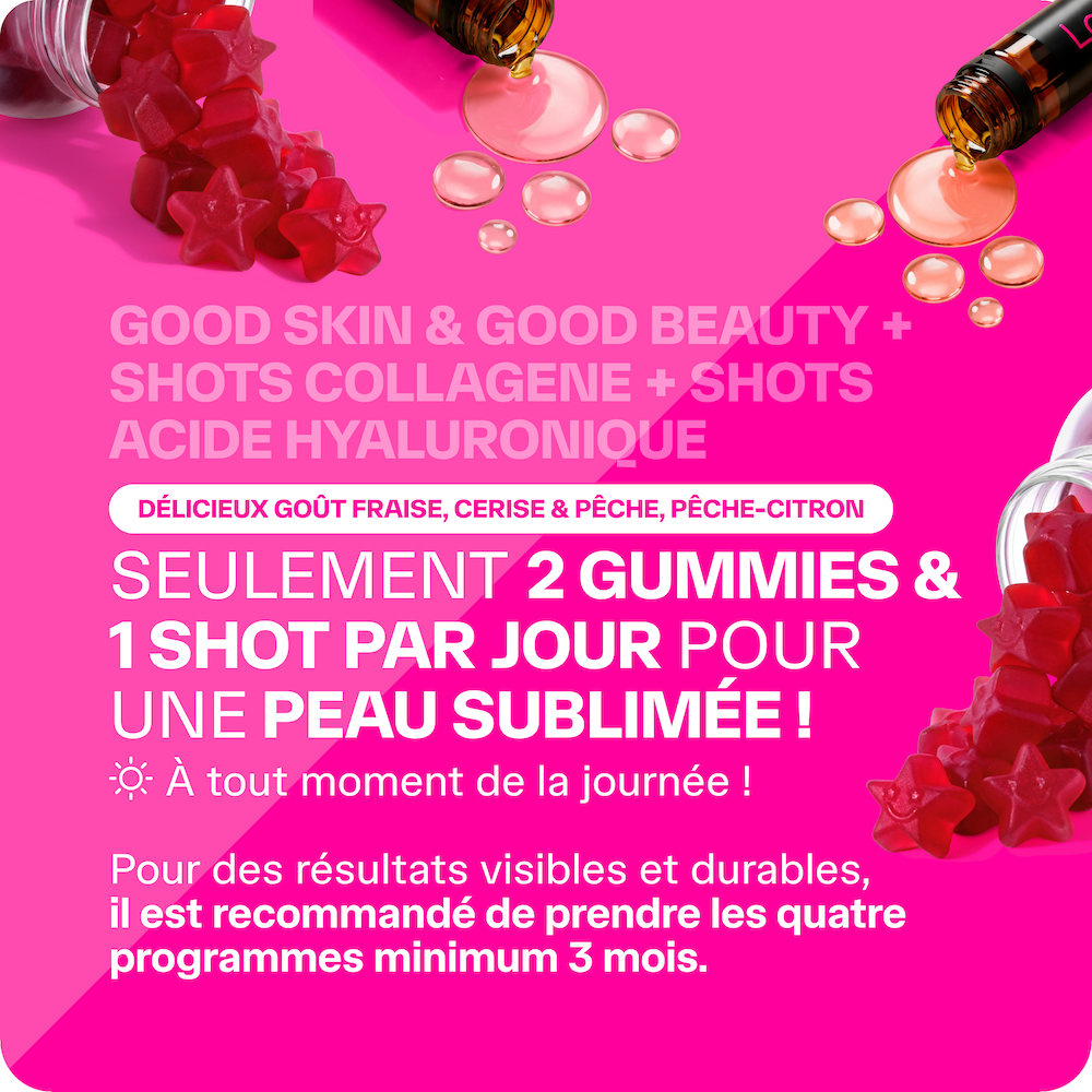 Mega Pack Peau - Collagène, Acide Hyaluronique, Q10