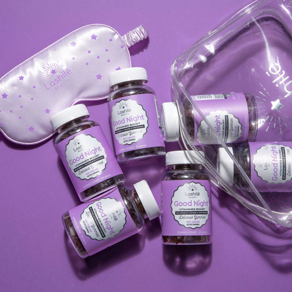 Lashilé Beauty - Gummies - Bien-être - sommeil - endormissement - Good Night -  Nutricosmétique - Compléments alimentaires - Pack 6 mois 8