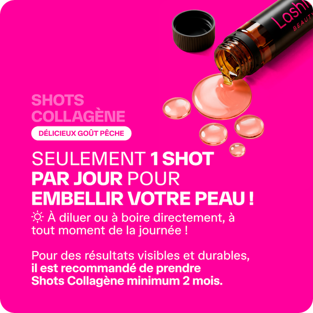 Shots Collagène 5000 mg - 2 mois